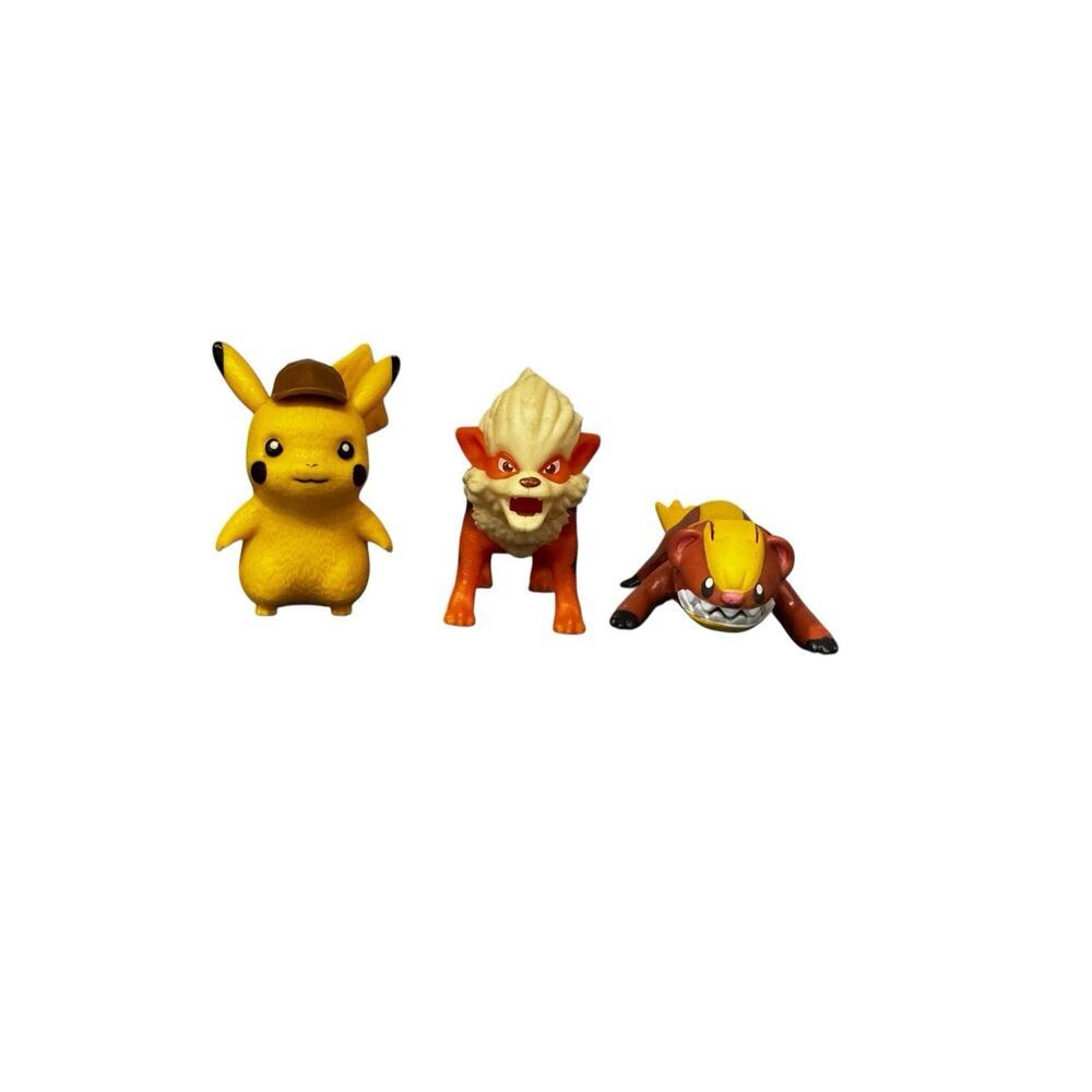 Pokemon Happy Meal Toys: Burger King & McDonald’s: Pikachu Arcanine Yungoos
